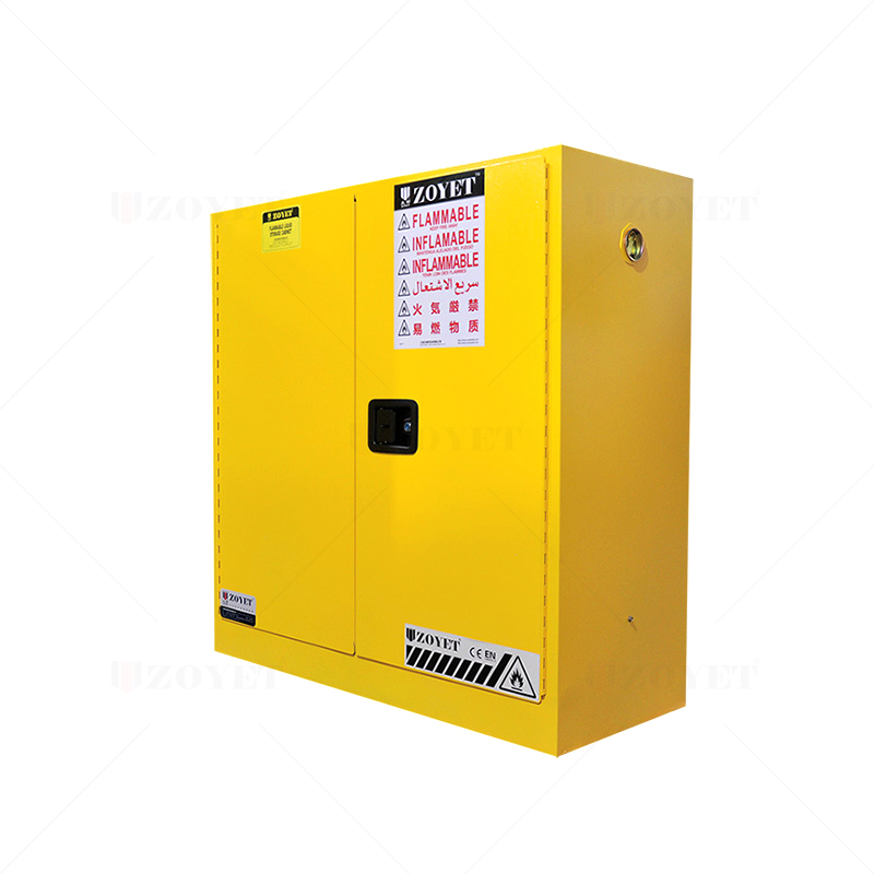 化学品易燃液体防火安全柜型号(图4) 30加仑化学品易燃液体防火安全柜