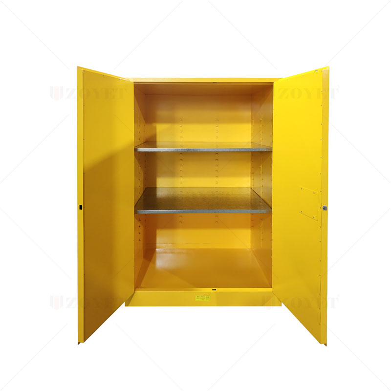 60加仑黄色防爆柜是什么样的?(图1) 60加仑防爆柜