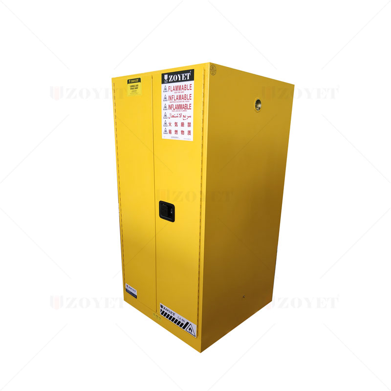 60加仑黄色防爆柜是什么样的?(图2) 60加仑防爆柜黄色
