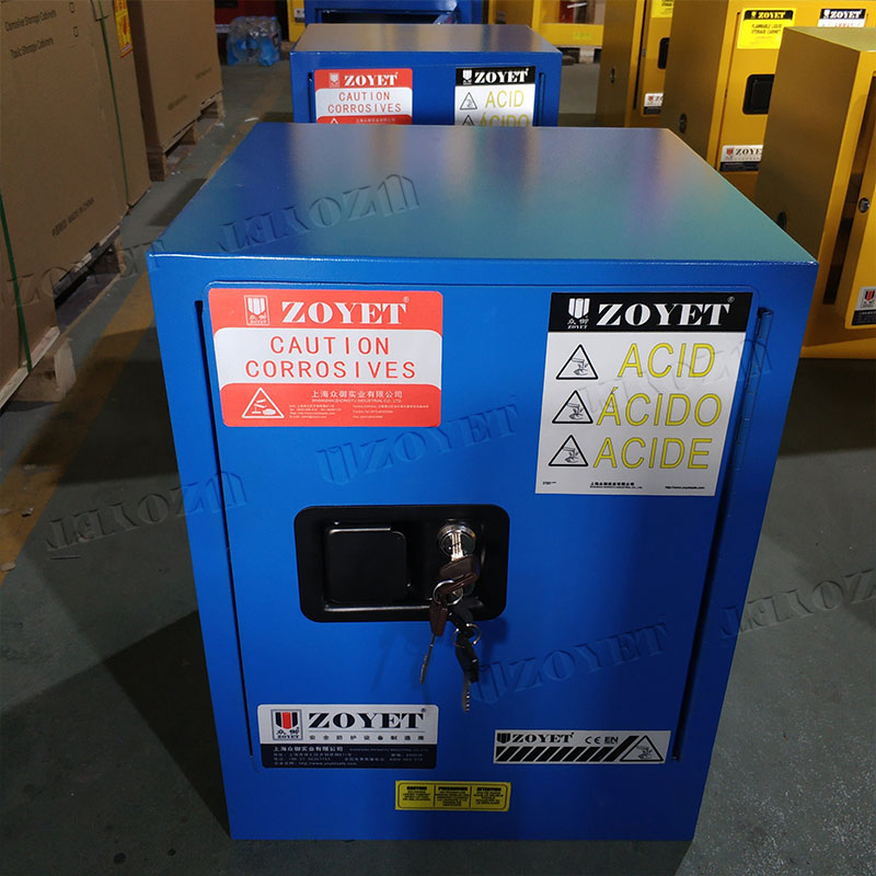 两个防火柜可以叠放吗?(图1) 蓝色防火柜