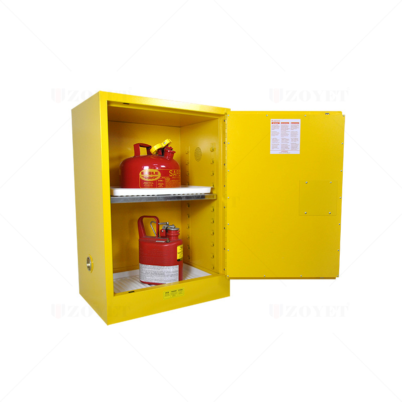 890*590*460mm防火柜的特点(图1) 890*590*460mm黄色防火柜