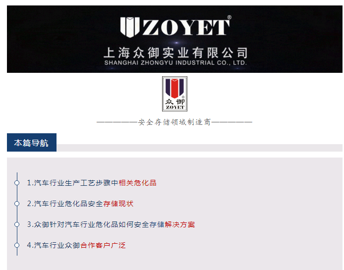 【解决方案】汽车行业危化品安全保障(图1) 【解决方案】汽车行业危化品安全保障(图1)